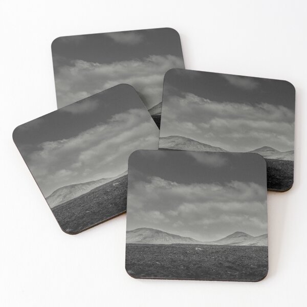 Item preview, Lanzarote Timanfaya Volcanic Grayscale Art Volcanoes Canary Islands designed and sold by SmileMoreAgain.