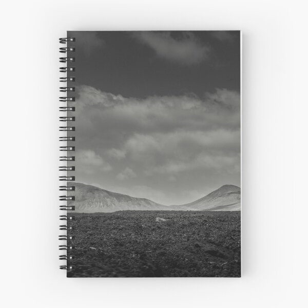 Item preview, Lanzarote Timanfaya Volcanic Grayscale Art Volcanoes Canary Islands designed and sold by SmileMoreAgain.