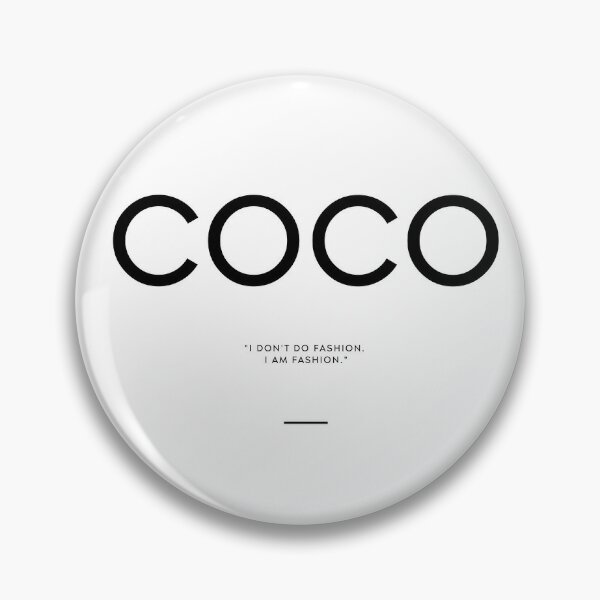 coco chanel irreplaceable quote Pin for Sale by THEARTOFQUOTES