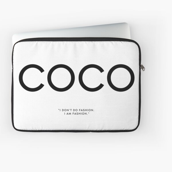 Coco Chanel Laptop Sleeves for Sale