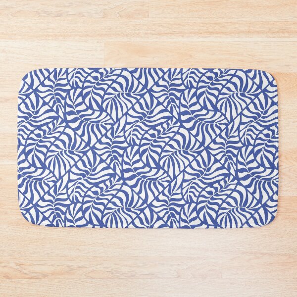 Item preview, Tropical Leaves Navy Blue Pattern #2 designed and sold by KooKooRuz.