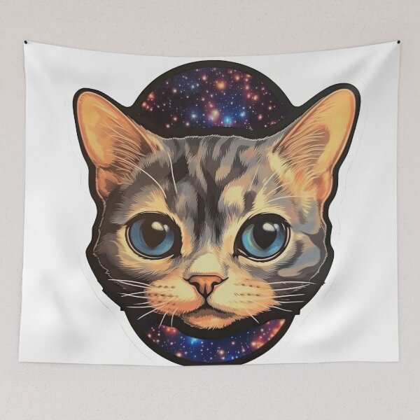 Item preview, Cat with stars designed and sold by abmkf.