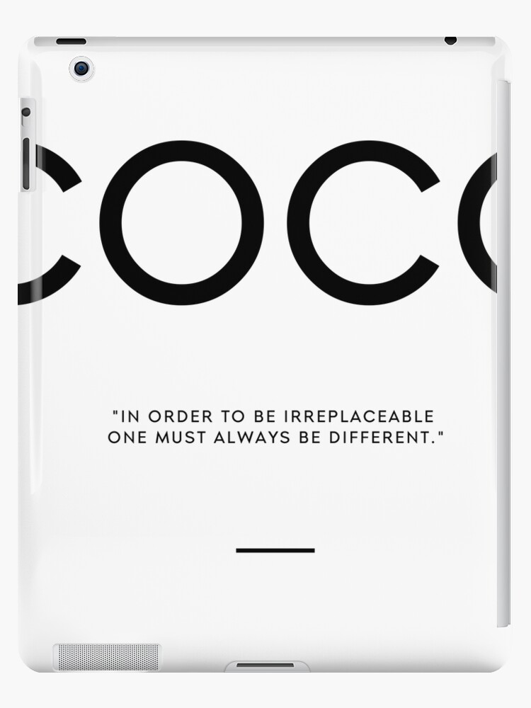 coco chanel irreplaceable quote iPhone Wallet for Sale by THEARTOFQUOTES
