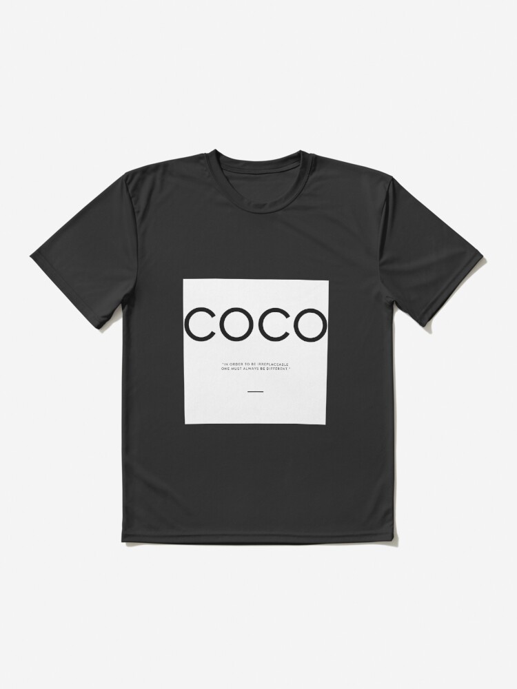 coco chanel irreplaceable quote | Active T-Shirt