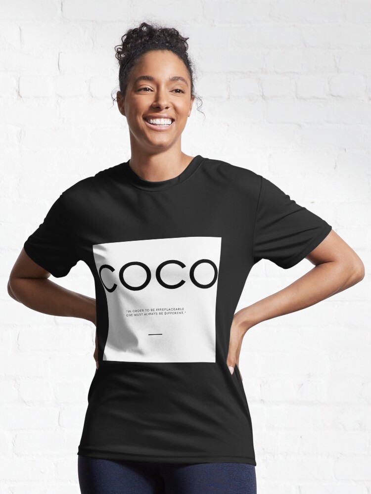 coco chanel irreplaceable quote | Active T-Shirt