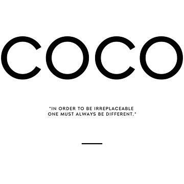 coco chanel irreplaceable quote | Fitted Scoop T-Shirt