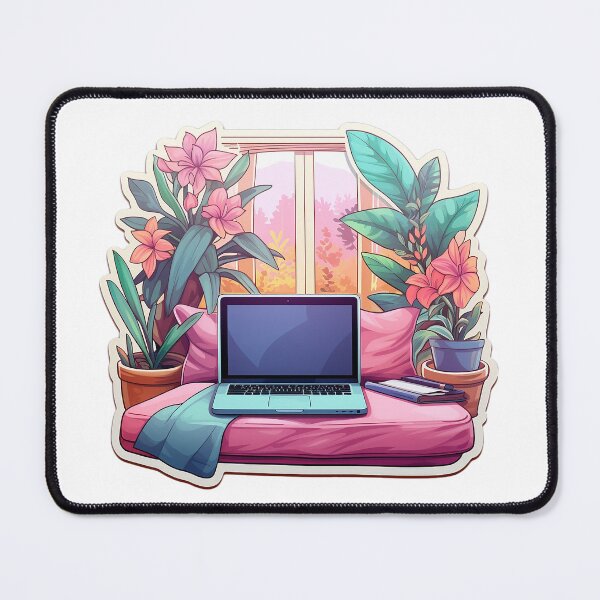 Item preview, Minimalistic Cozy Work From Home Sticker designed and sold by SamcroMike.