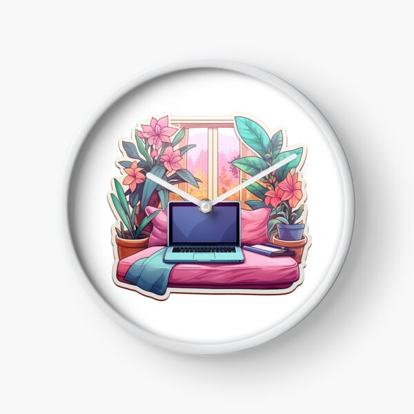 Item preview, Minimalistic Cozy Work From Home Sticker designed and sold by SamcroMike.