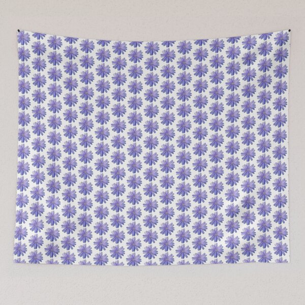 Item preview, Chicory Flower on White, Field Guide to Flowers, No. 2 designed and sold by Kristi Duggins.