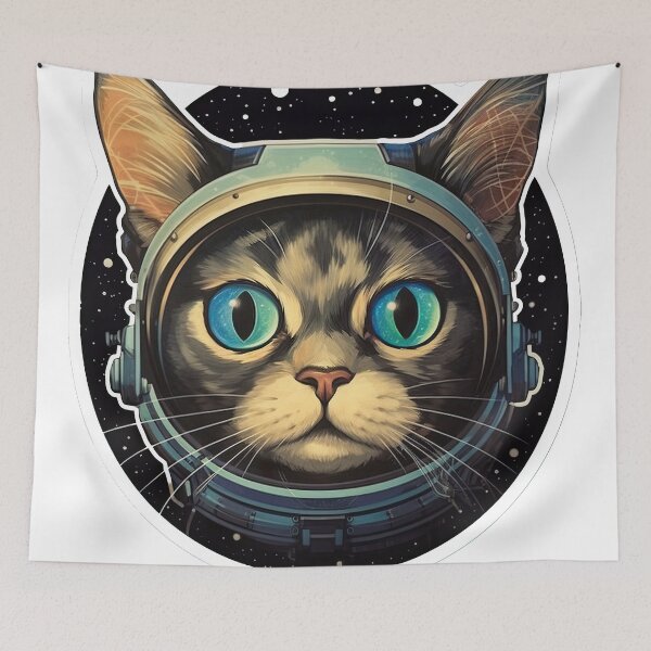 Item preview, Cat in a spacesuit designed and sold by abmkf.