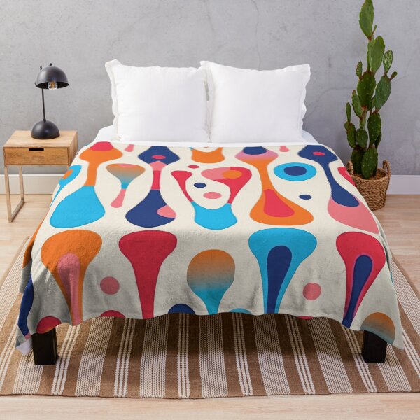 Item preview, The Jubilant: un patrón textil retro moderno de mediados de siglo de DecoTiler designed and sold by DecoTiler.