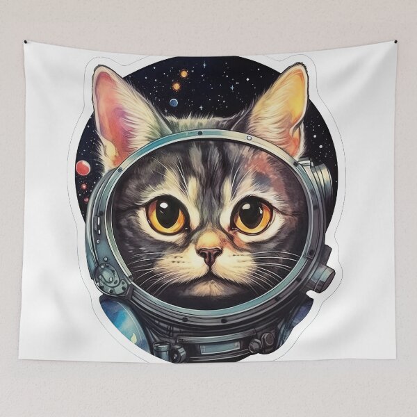 Item preview, Cat in space designed and sold by abmkf.