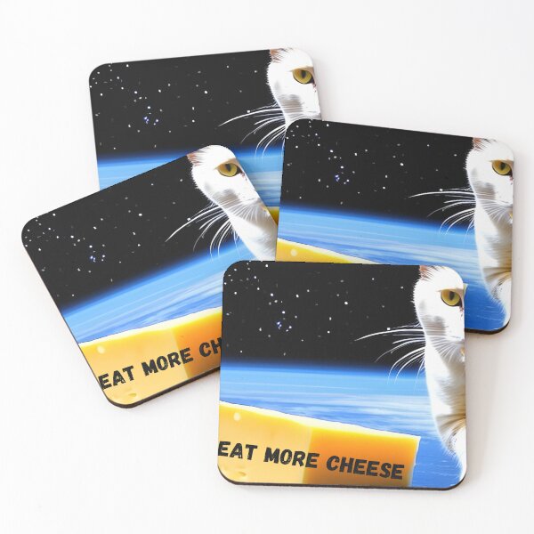 Item preview, Eating cheese a sin space at in space  designed and sold by Socool101.