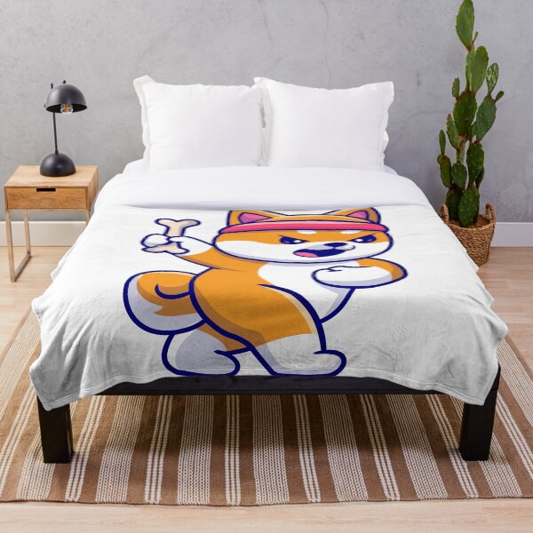 Item preview, Angry shiba inu dog is holding a bone designed and sold by SceneryStudio.