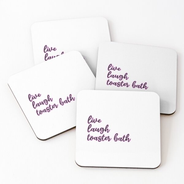 Item preview, Live Laugh Toaster Bath designed and sold by edajylix.