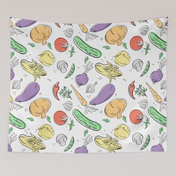 Item preview, Cute Vegetables designed and sold by TalkingWallsGe.