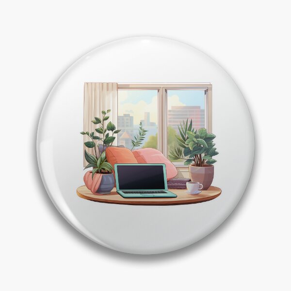 Aperçu de l'œuvre Travail confortable minimaliste à domicile Sticker créée et vendue par SamcroMike.