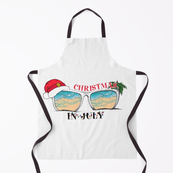 Item preview, Christmas in July Santa Hat Sunglasses Summer Vacation Funny Christmas in July Shirt Summer designed and sold by ZIRI DESIGN.