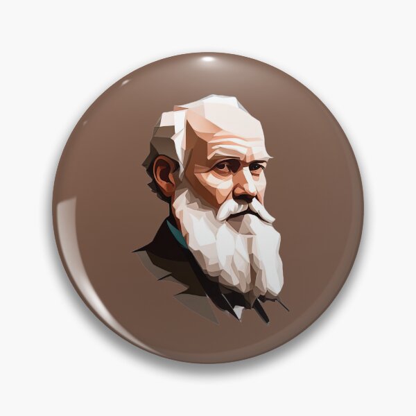 Item preview, Charles Darwin (Brown BG) designed and sold by PolygonXYZ.