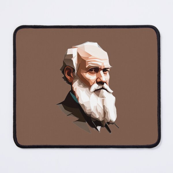 Item preview, Charles Darwin (Brown BG) designed and sold by PolygonXYZ.