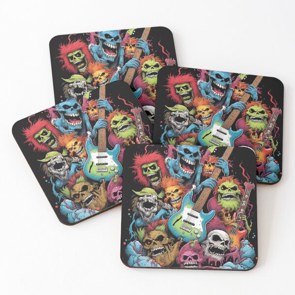 Item preview, Monsters of Rock and Roll for Music enthusiasts Funny clipart Musicians Lovers festivals #10 designed and sold by emaga.