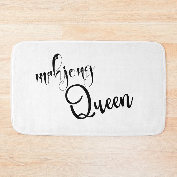 Item preview, mahjong queen - callygraphic font with hearts, girly, lovely, feminine designed and sold by EmeraldeaArt.