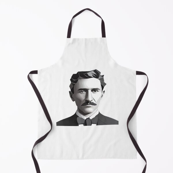 Item preview, Nikola Tesla BW (White BG) designed and sold by PolygonXYZ.