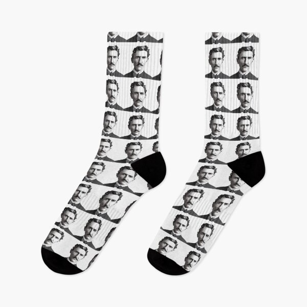 Item preview, Nikola Tesla BW (White BG) designed and sold by PolygonXYZ.