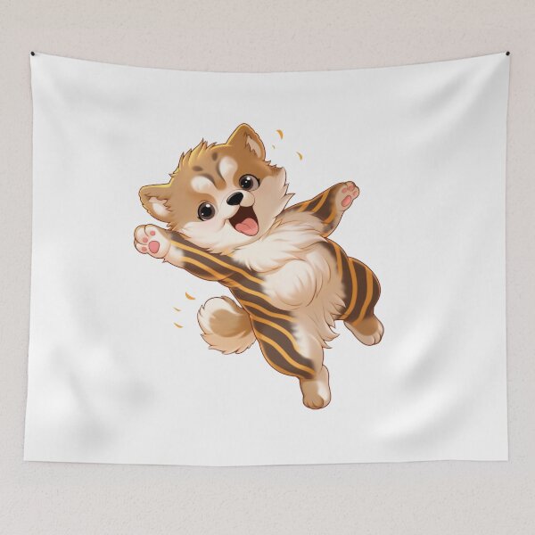 Item preview, Happy Baby Puppy - Adorable and Playful Delight designed and sold by PaintbrushPlace.