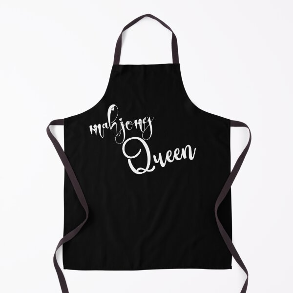 Item preview, mahjong queen - callygraphic white font with hearts, girly, lovely, feminine designed and sold by EmeraldeaArt.
