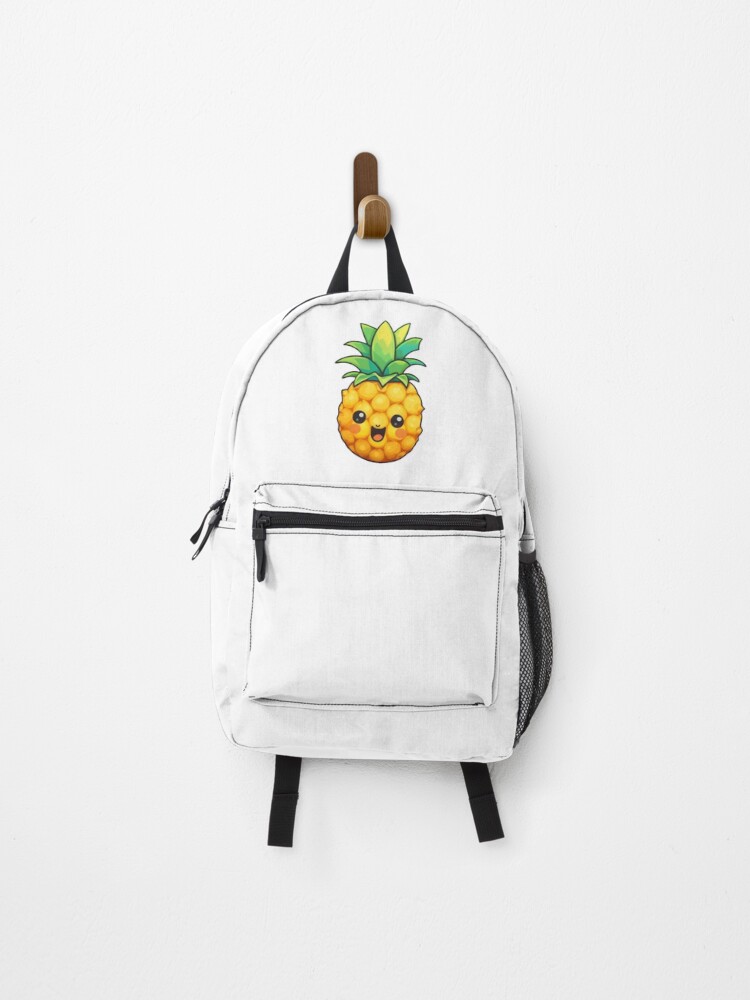 Thumbnail 1 of 3, Backpack, Happy positive pineapple design designed and sold by SmileshareShop.