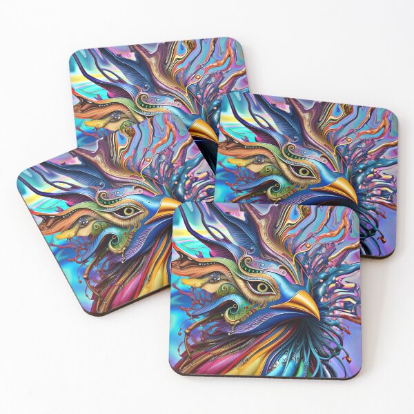 Item preview, trippy bird designed and sold by clarazen.