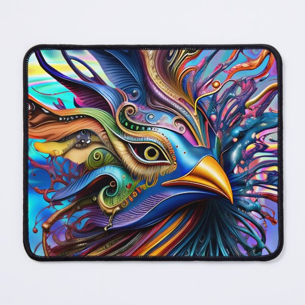 Item preview, trippy bird designed and sold by clarazen.