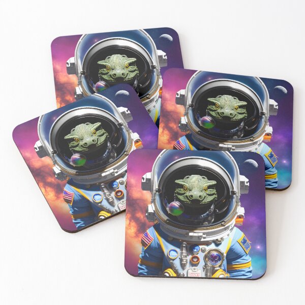 Item preview, Crocodile in Space - Cyberpunk Animal designed and sold by joejiing.