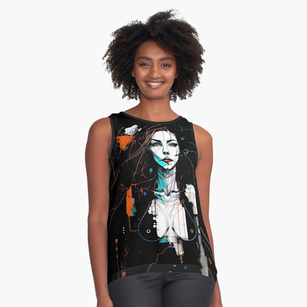 Item preview, Sleeveless Top designed and sold by StudioDestruct.