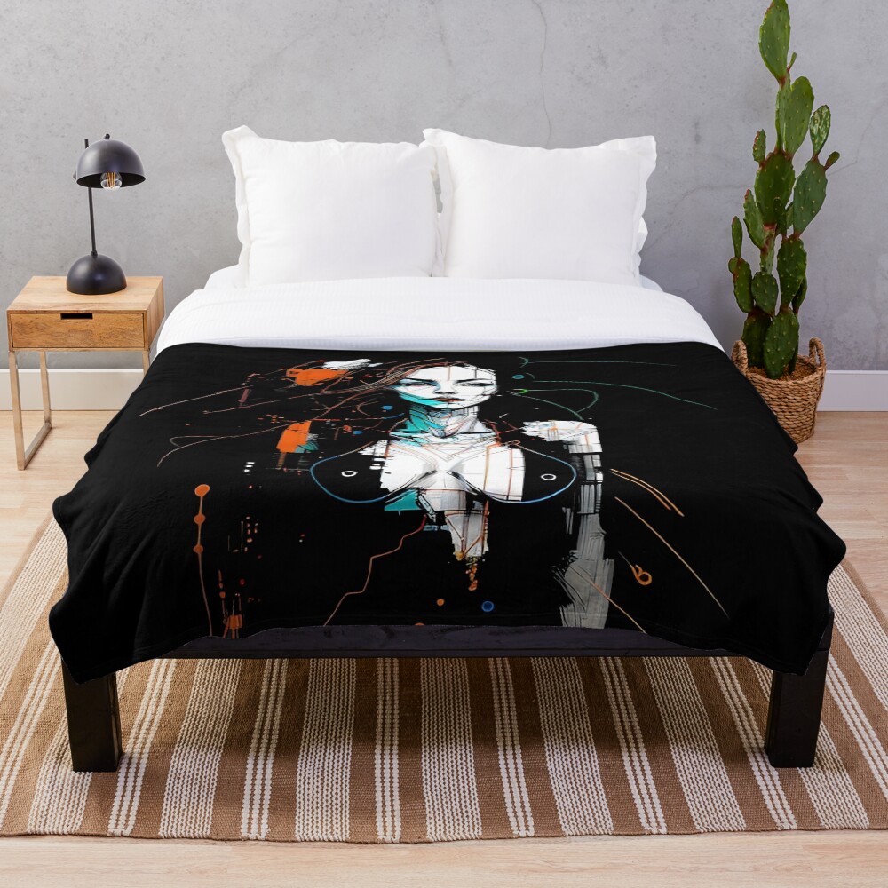 Item preview, Throw Blanket designed and sold by StudioDestruct.