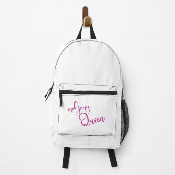 Item preview, mahjong queen - callygraphic pink font with hearts, girly, lovely, feminine designed and sold by EmeraldeaArt.