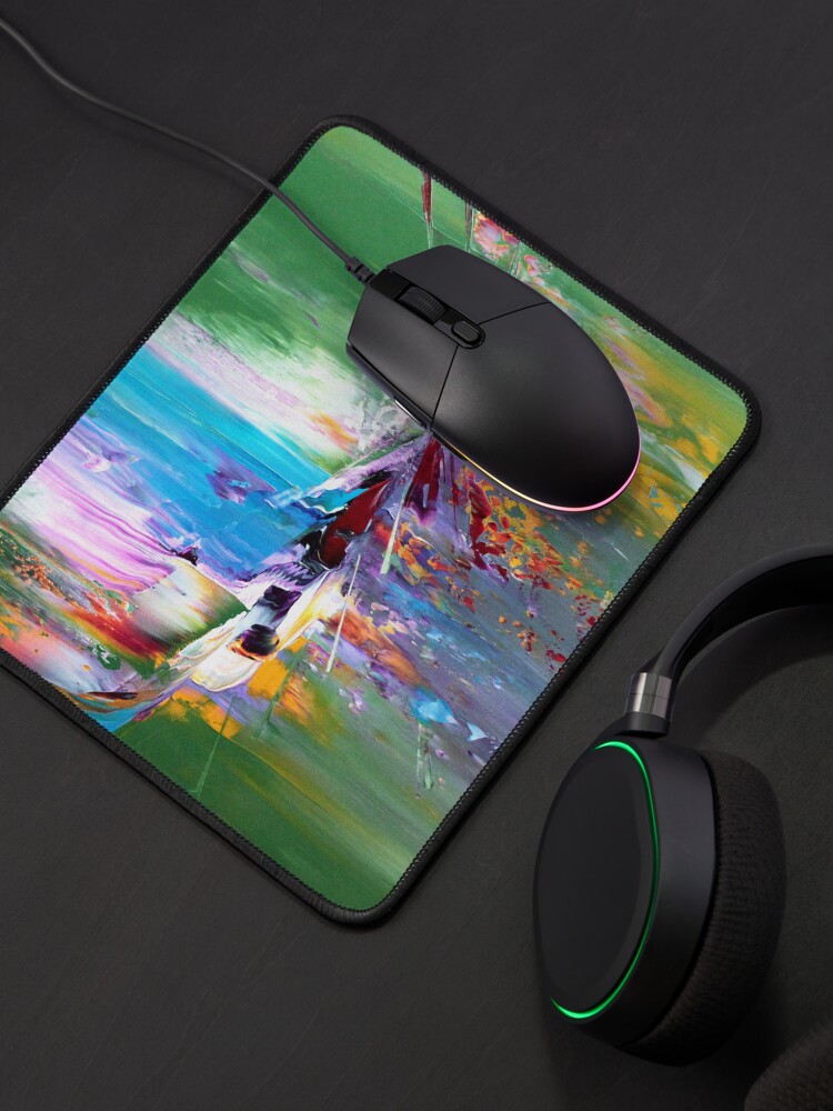 Aperçu 4 sur 5. Tapis de souris avec l'œuvre L'instant suspendu 1 créée et vendue par ElioraBousquet.