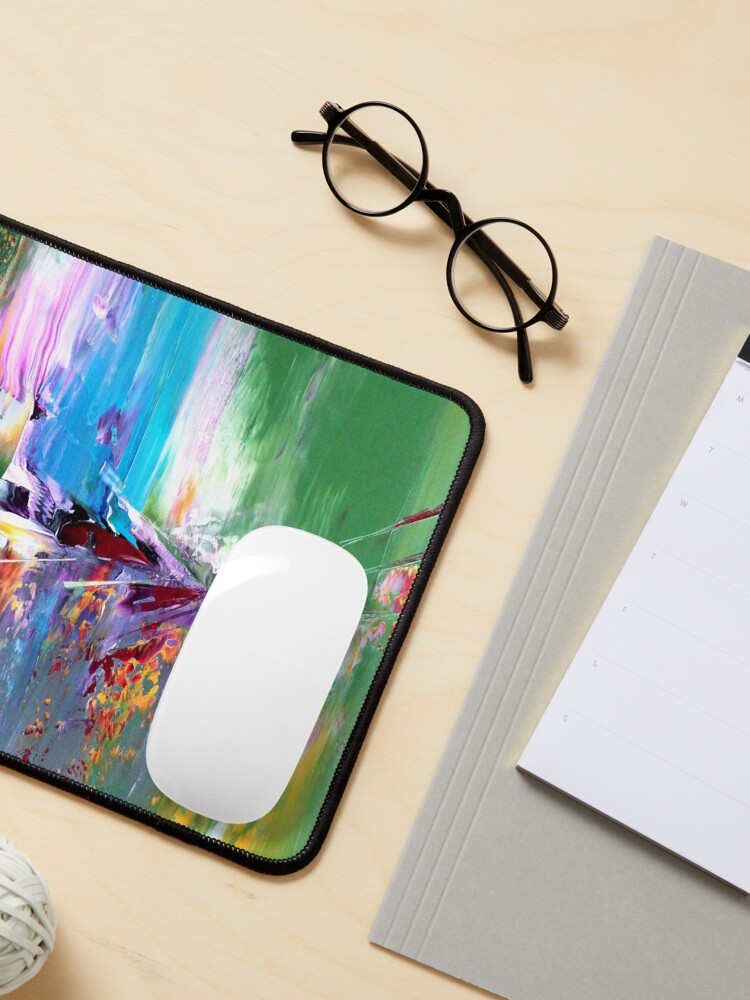Aperçu 3 sur 5. Tapis de souris avec l'œuvre L'instant suspendu 1 créée et vendue par ElioraBousquet.
