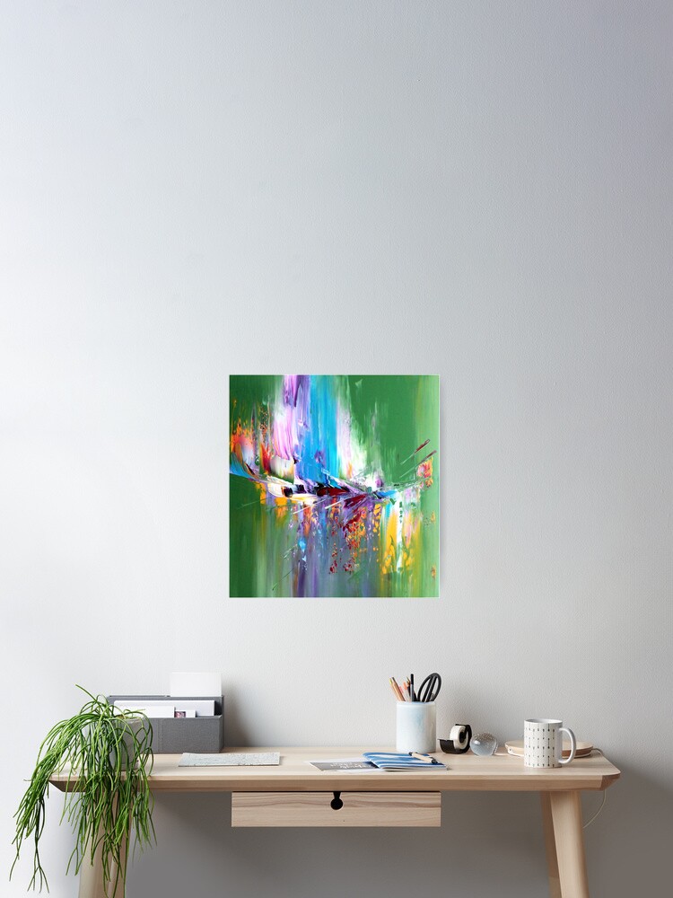 Aperçu 2 sur 3. Poster avec l'œuvre L'instant suspendu 1 créée et vendue par ElioraBousquet.