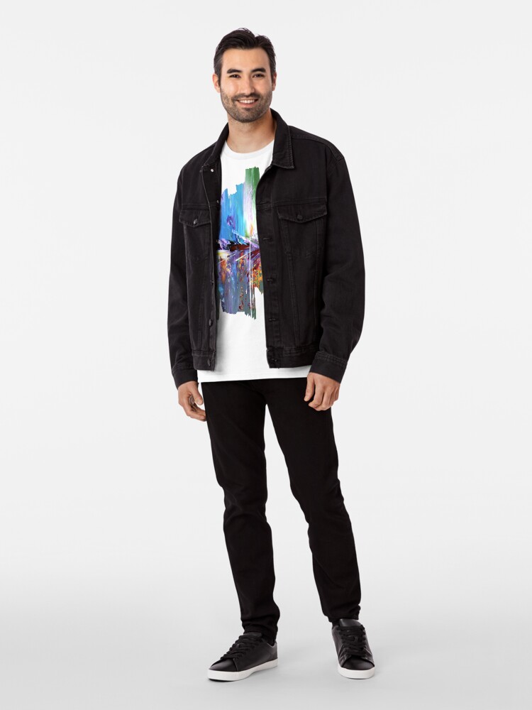 Aperçu 5 sur 6. T-shirt premium avec l'œuvre L'instant suspendu 1 créée et vendue par ElioraBousquet.