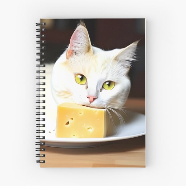 Item preview, Comer queso es un pecado gato blanco designed and sold by Socool101.