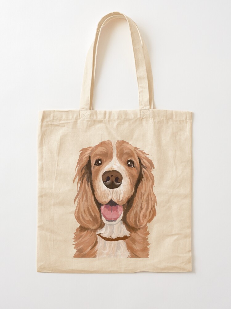 Cocker Spaniel Cotton Tote Bag