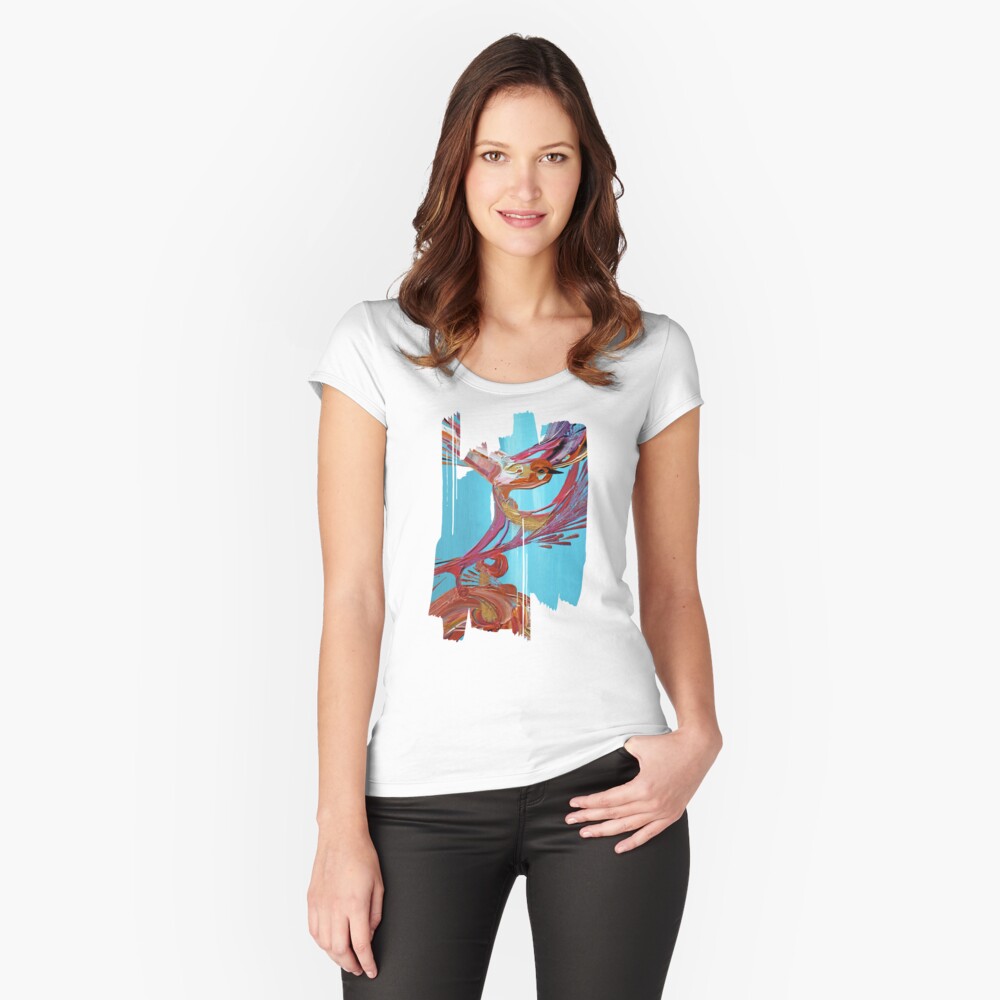 Aperçu de l'œuvre T-shirt échancré créée et vendue par ElioraBousquet.