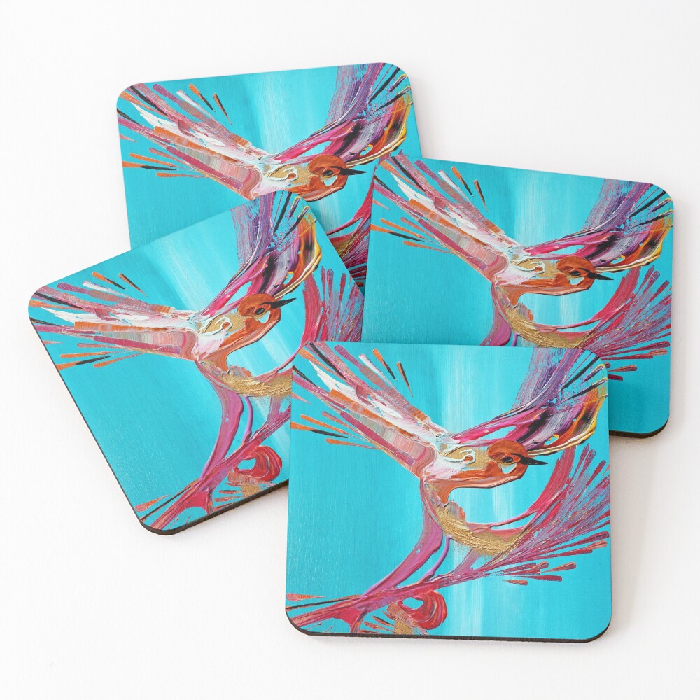 Aperçu de l'œuvre Dessous de verre (lot de 4) créée et vendue par ElioraBousquet.