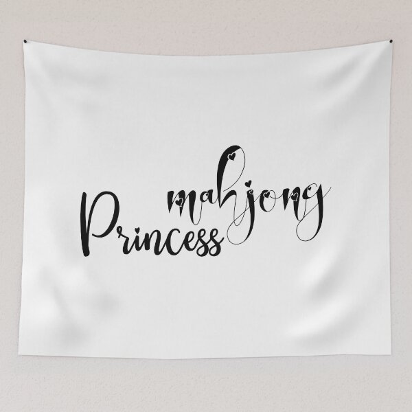 Item preview, mahjong princess - callygraphic font with hearts, girly, lovely, feminine designed and sold by EmeraldeaArt.