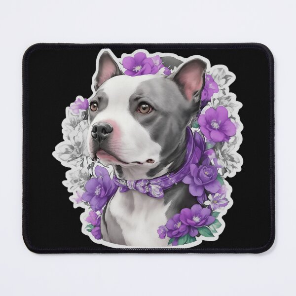 Item preview, Black and White Pitbull designed and sold by Shiwwa.