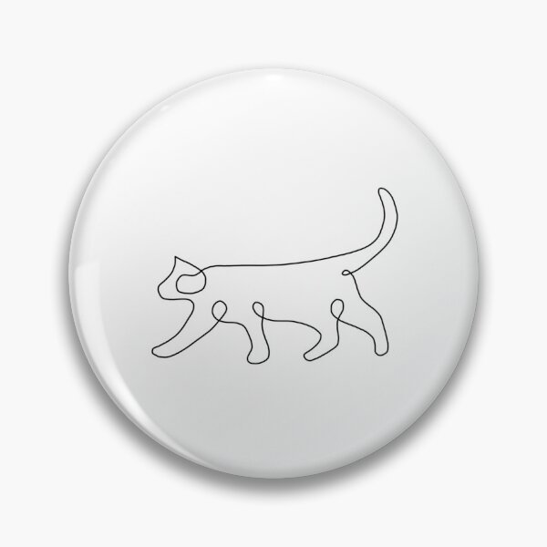 Item preview, One line cat designed and sold by haakondesign.