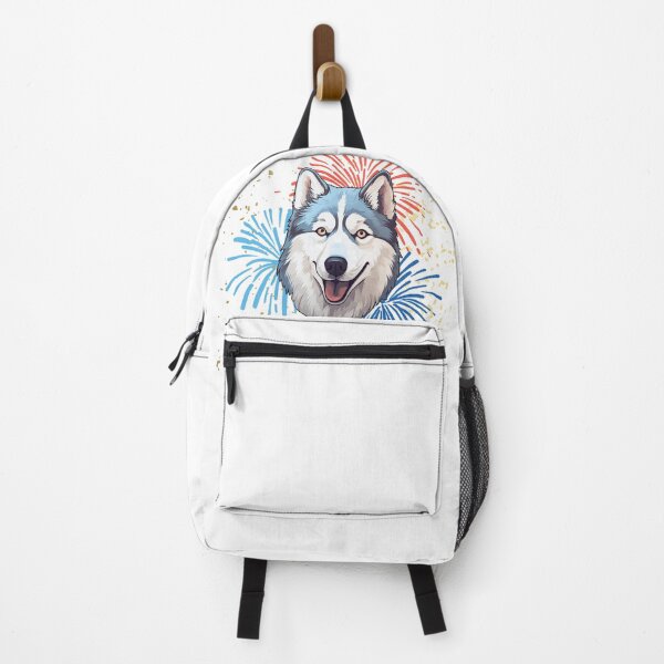 Item preview, Happy 4th of July Husky designed and sold by LunarDogs.