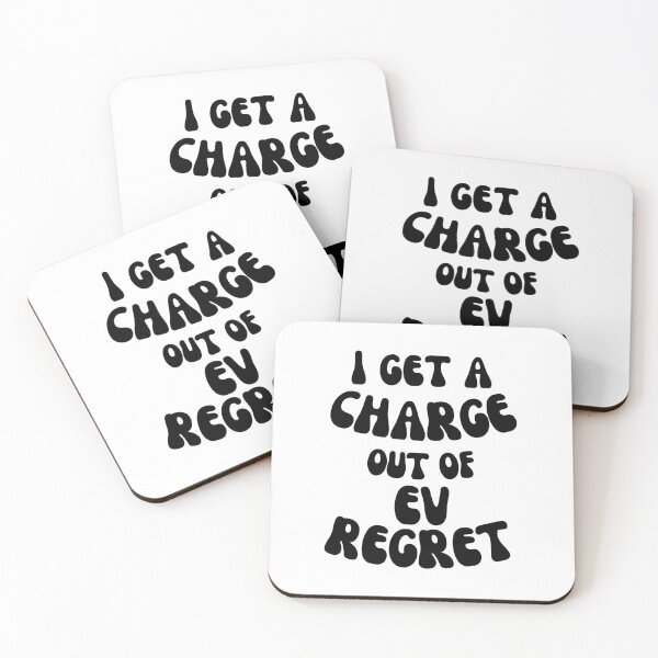 Item preview,  I Get a Charge Out of EV Regret - Funny Political T-shirts designed and sold by SavvySeller.